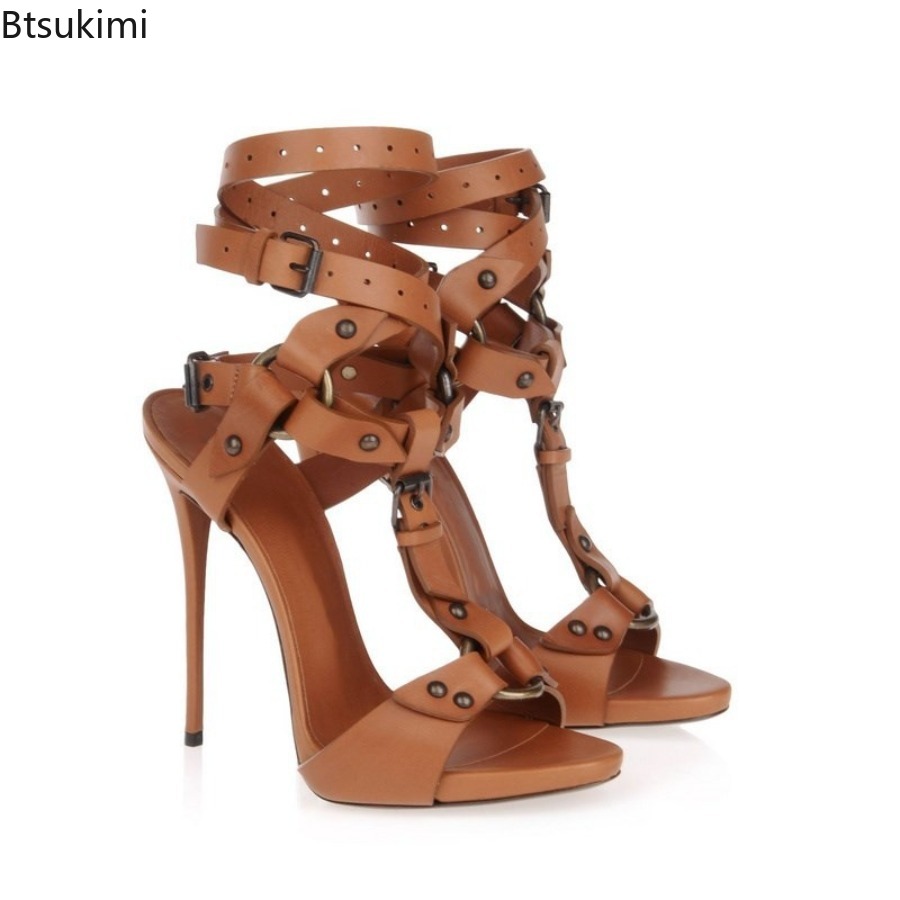 Sexy Kreuzriemen-Gladiatorensa – Summer Clothing Stores Bewertung und Preis
