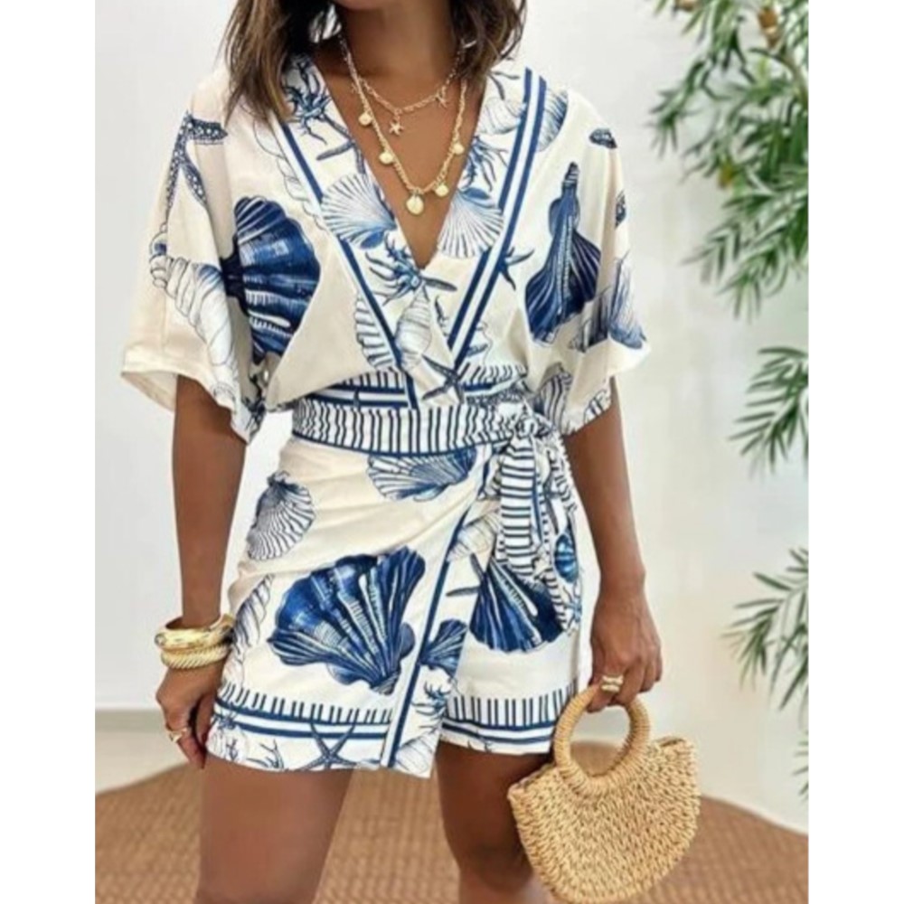 Modischer Bedruckter Kurzarm-J – Summer Zara Bewertung und Preis